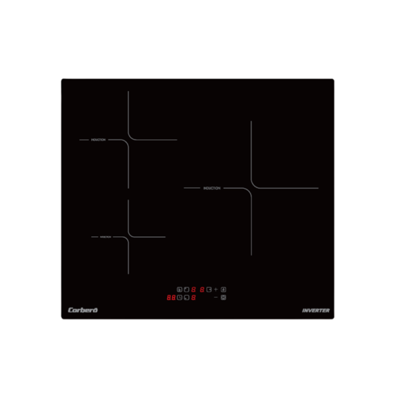 Placa inducción Corberó 3 fuegos